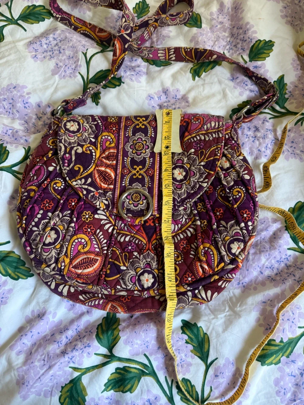 Vera Bradley Quilted Crossbody Bag in “Safari Sunset”